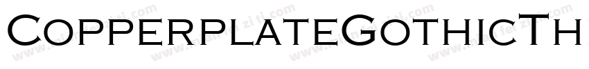 CopperplateGothicThirty OneAB字体转换